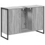Gabinete de Baño con almacenamiento Gris Sonoma 90 x 30 x 60 cm en Tocadores de baño | Comprar online en Foro24