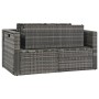 6-piece garden lounge set with gray synthetic rattan cushions by vidaXL, Garden sets - Ref: Foro24-44722, Price: 584,25 €, Di...