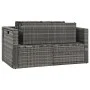 6-piece garden lounge set with gray synthetic rattan cushions by vidaXL, Garden sets - Ref: Foro24-44722, Price: 574,07 €, Di...