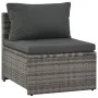 6-piece garden lounge set with gray synthetic rattan cushions by vidaXL, Garden sets - Ref: Foro24-44722, Price: 574,07 €, Di...