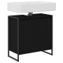 Gabinete de Baño con almacenamiento Roble Negro 60 x 30 x 60 cm en Tocadores de baño | Comprar online en Foro24