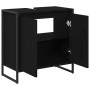 Gabinete de Baño con almacenamiento Roble Negro 60 x 30 x 60 cm en Tocadores de baño | Comprar online en Foro24