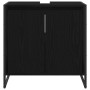 Gabinete de Baño con almacenamiento Roble Negro 60 x 30 x 60 cm en Tocadores de baño | Comprar online en Foro24