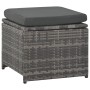 6-piece garden lounge set with gray synthetic rattan cushions by vidaXL, Garden sets - Ref: Foro24-44722, Price: 584,25 €, Di...