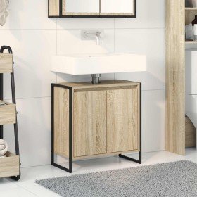 Gabinete de Baño Sonoma 60 x 30 x 60 cm Madera contrachapada en Tocadores de baño | Comprar online en Foro24