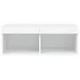 TV cabinet with white LED lights 80x30x30 cm by , TV Furniture - Ref: Foro24-837141, Price: 43,03 €, Discount: %