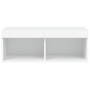 TV-Schrank mit weißen LED-Leuchten 80x30x30 cm von , TV-Möbel - Ref: Foro24-837141, Preis: 43,55 €, Rabatt: %