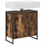 Gabinete de Baño con almacenamiento Roble Humo 60 x 30 x 60 cm en Tocadores de baño | Comprar online en Foro24
