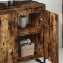 Gabinete de Baño con almacenamiento Roble Humo 60 x 30 x 60 cm en Tocadores de baño | Comprar online en Foro24