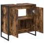 Gabinete de Baño con almacenamiento Roble Humo 60 x 30 x 60 cm en Tocadores de baño | Comprar online en Foro24