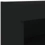 Mueble para TV con luces LED negro 80x30x30 cm de , Muebles TV - Ref: Foro24-837143, Precio: 45,11 €, Descuento: %