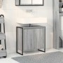 Gabinete de Baño con almacenamiento Gris Sonoma 60 x 30 x 60 cm en Tocadores de baño | Comprar online en Foro24