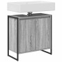 Gabinete de Baño con almacenamiento Gris Sonoma 60 x 30 x 60 cm en Tocadores de baño | Comprar online en Foro24