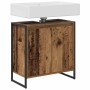 Gabinete de Baño con puerta Madera Vieja 60 x 30 x 60 cm en Tocadores de baño | Comprar online en Foro24