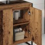 Gabinete de Baño con puerta Madera Vieja 60 x 30 x 60 cm en Tocadores de baño | Comprar online en Foro24