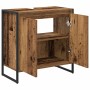 Gabinete de Baño con puerta Madera Vieja 60 x 30 x 60 cm en Tocadores de baño | Comprar online en Foro24