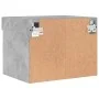 Mesitas de noche de pared con luces LED 2 uds gris hormigón de , Muebles TV - Ref: Foro24-837120, Precio: 42,13 €, Descuento: %