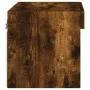 Wall bedside tables with LED lights 2 pcs smoked oak by , TV Furniture - Ref: Foro24-837122, Price: 42,05 €, Discount: %