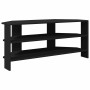 MuebledeTVdeesquina Negro 102x40,5x45cm Madera contrachapada en Muebles TV | Comprar online en Foro24