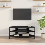 MuebledeTVdeesquina Negro 102x40,5x45cm Madera contrachapada en Muebles TV | Comprar online en Foro24