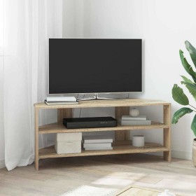 MuebledeTVdeesquina Roble Sonoma 102x40,5x45cm en Muebles TV | Comprar online en Foro24