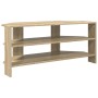 MuebledeTVdeesquina Roble Sonoma 102x40,5x45cm en Muebles TV | Comprar online en Foro24