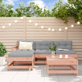 5-piece garden sofa set made of solid Douglas fir wood by , Garden sets - Ref: Foro24-3186548, Price: 263,09 €, Discount: %