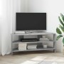 MuebledeTVdeesquina Gris Concreto 102x40,5x45cm en Muebles TV | Comprar online en Foro24