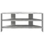 MuebledeTVdeesquina Gris Concreto 102x40,5x45cm en Muebles TV | Comprar online en Foro24