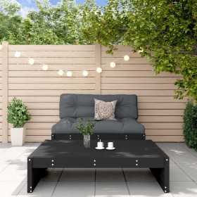 2-teiliges Gartenmöbel-Set aus massivem Kiefernholz schwarz von , Gartensets - Ref: Foro24-3186624, Preis: 228,76 €, Rabatt: %