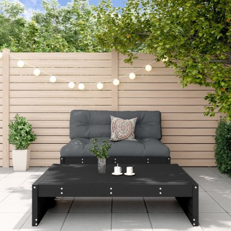 2-teiliges Gartenmöbel-Set aus massivem Kiefernholz schwarz von , Gartensets - Ref: Foro24-3186624, Preis: 228,76 €, Rabatt: %