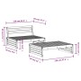 2-teiliges Gartenmöbel-Set aus massivem Kiefernholz schwarz von , Gartensets - Ref: Foro24-3186624, Preis: 228,76 €, Rabatt: %