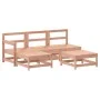 5-piece garden sofa set made of solid Douglas fir wood by , Garden sets - Ref: Foro24-3186534, Price: 282,01 €, Discount: %
