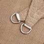 Toldo de vela HDPE gris taupe 160 g/m² 2x3 m