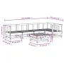 6-teiliges Gartenmöbel-Set aus Massivholz Douglasie von , Gartensets - Ref: Foro24-3186450, Preis: 305,03 €, Rabatt: %