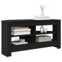 MuebledeTVdeesquina Negro 102x40,5x45cm Madera contrachapada en Muebles TV | Comprar online en Foro24