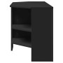 MuebledeTVdeesquina Negro 102x40,5x45cm Madera contrachapada en Muebles TV | Comprar online en Foro24