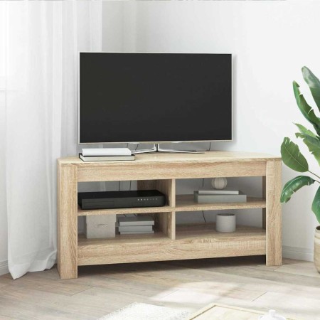MuebledeTVdeesquina Roble Sonoma 102x40,5x45cm en Muebles TV | Comprar online en Foro24
