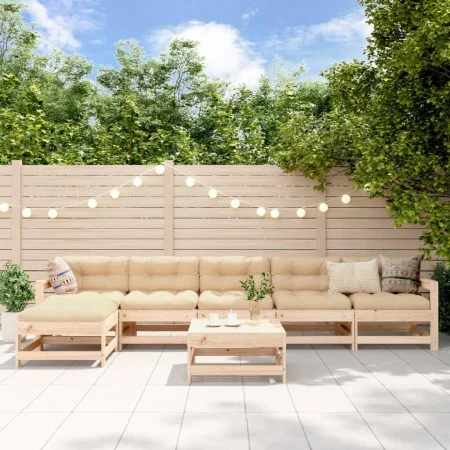 7-piece solid pine wood garden furniture set by , Garden sets - Ref: Foro24-3186431, Price: 357,51 €, Discount: %