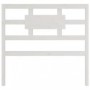 Massives Bettgestell aus weißem Kiefernholz, 100 x 200 cm von , Betten und Lattenroste - Ref: Foro24-3105656, Preis: 104,17 €...