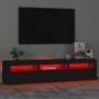 TV-Möbel mit schwarzen LED-Leuchten 180x35x40 cm von , TV-Möbel - Ref: Foro24-3152755, Preis: 147,52 €, Rabatt: %