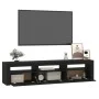 TV stand with black LED lights 180x35x40 cm by , TV Furniture - Ref: Foro24-3152755, Price: 160,26 €, Discount: %