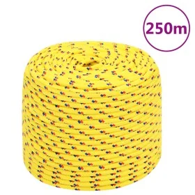Yellow polypropylene boat rope 6 mm 250 m by , Ropes and metal cords - Ref: Foro24-152605, Price: 37,53 €, Discount: %