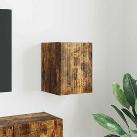 Mueble de TV Montado en la Pared Roble ahumado 30 x 31 x 40 cm en Muebles TV | Comprar online en Foro24