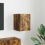 Mueble de TV Montado en la Pared Roble ahumado 30 x 31 x 40 cm en Muebles TV | Comprar online en Foro24