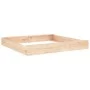 Solid pine wood square sandbox with seats by , sandboxes - Ref: Foro24-825037, Price: 67,42 €, Discount: %