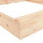 Solid pine wood square sandbox with seats by , sandboxes - Ref: Foro24-825037, Price: 67,42 €, Discount: %