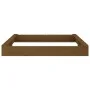 Sandpit with square solid pine wood seats in honey brown. by , sandboxes - Ref: Foro24-825040, Price: 97,39 €, Discount: %