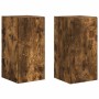 Mueble de TV Montado en la Pared 2 pcs Roble ahumado en Muebles TV | Comprar online en Foro24
