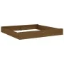 Sandpit with square solid pine wood seats in honey brown. by , sandboxes - Ref: Foro24-825040, Price: 97,39 €, Discount: %